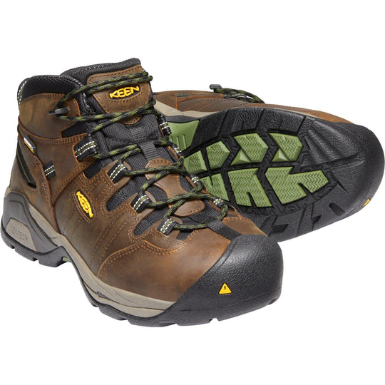 Keen Utility Men's Detroit Extreme Steel Toe Waterproof Work Boot - Brown - 1020085 - Overlook Boots