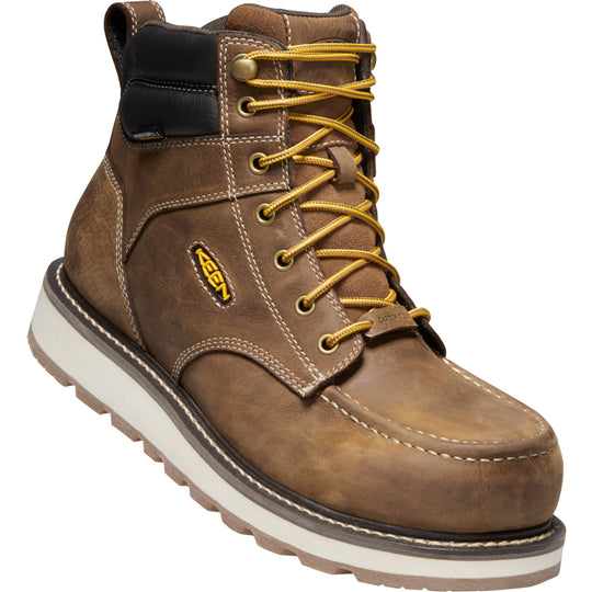 Keen Utility Men's Cincinnati 6" Carbon-Fibre Toe Wedge Waterproof Work Boot 1023222 - Overlook Boots