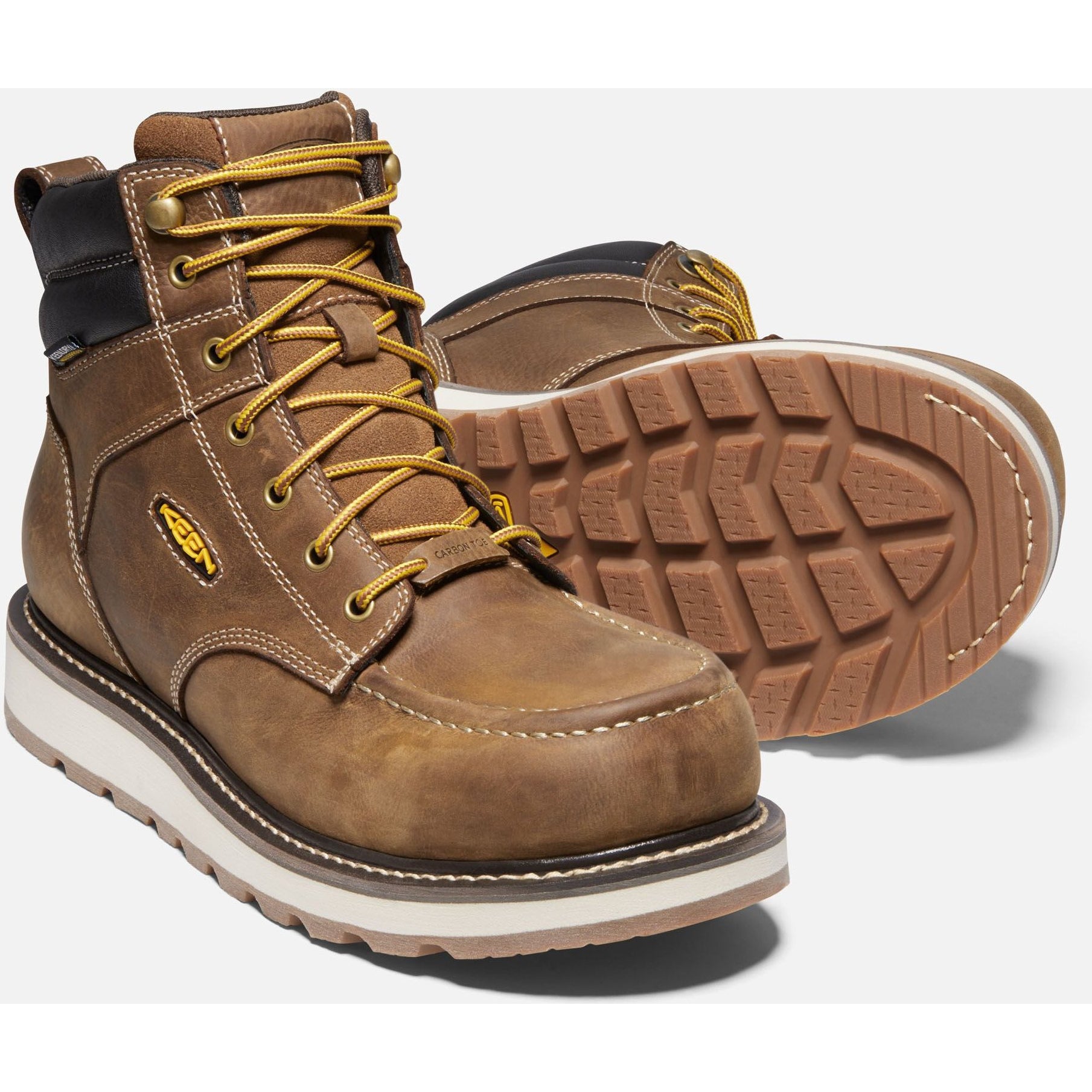 Keen Utility Men's Cincinnati 6" Carbon-Fibre Toe Wedge WP Work Boot 1023222  - Overlook Boots