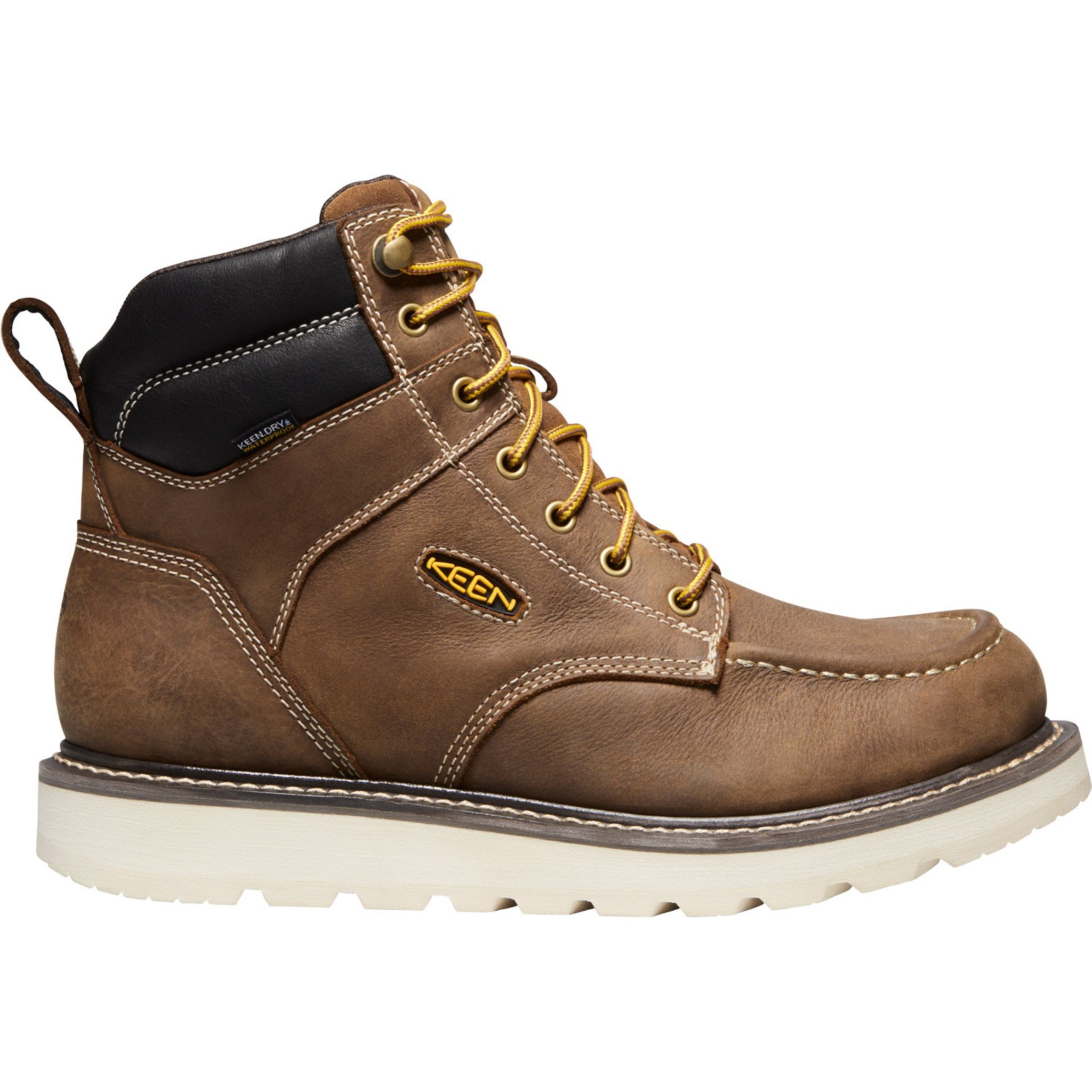 KEEN Utility Men's Cincinnati 6" Soft Toe WP Wedge Work Boot - 1023223  - Overlook Boots
