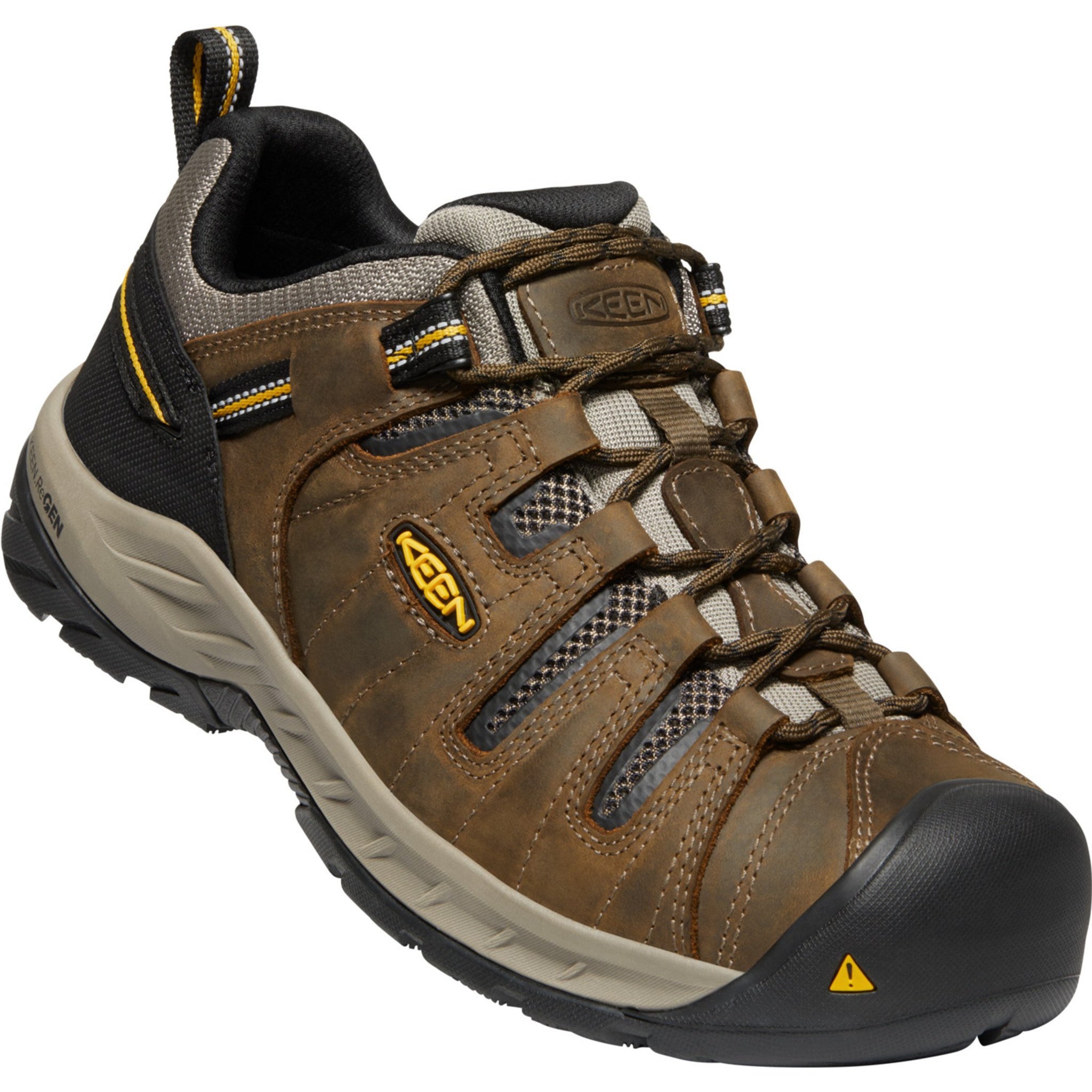 KEEN Utility Men's Flint II Soft Toe Work Shoe- Cascade Brown- 1023241  - Overlook Boots