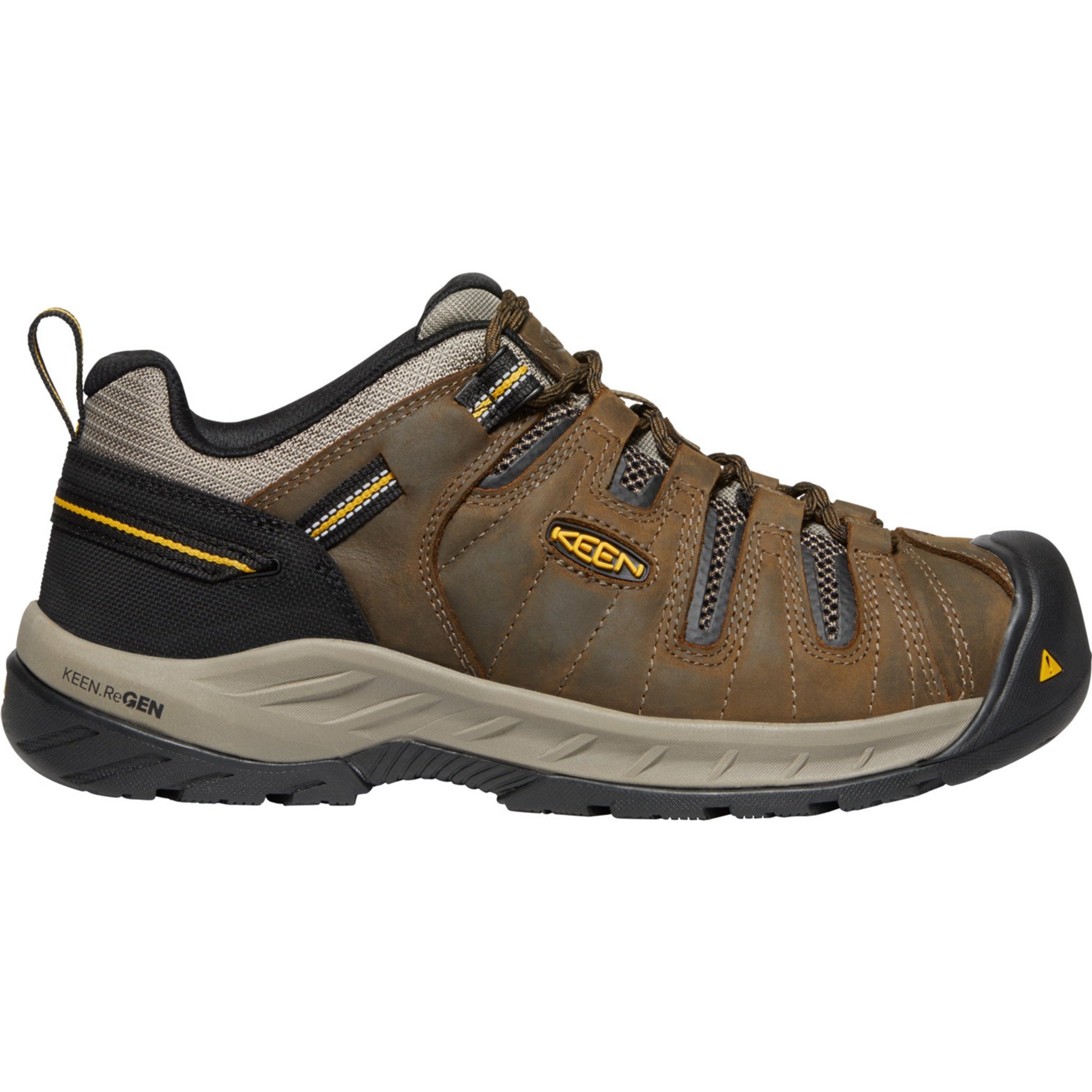KEEN Utility Men's Flint II Soft Toe Work Shoe- Cascade Brown- 1023241  - Overlook Boots