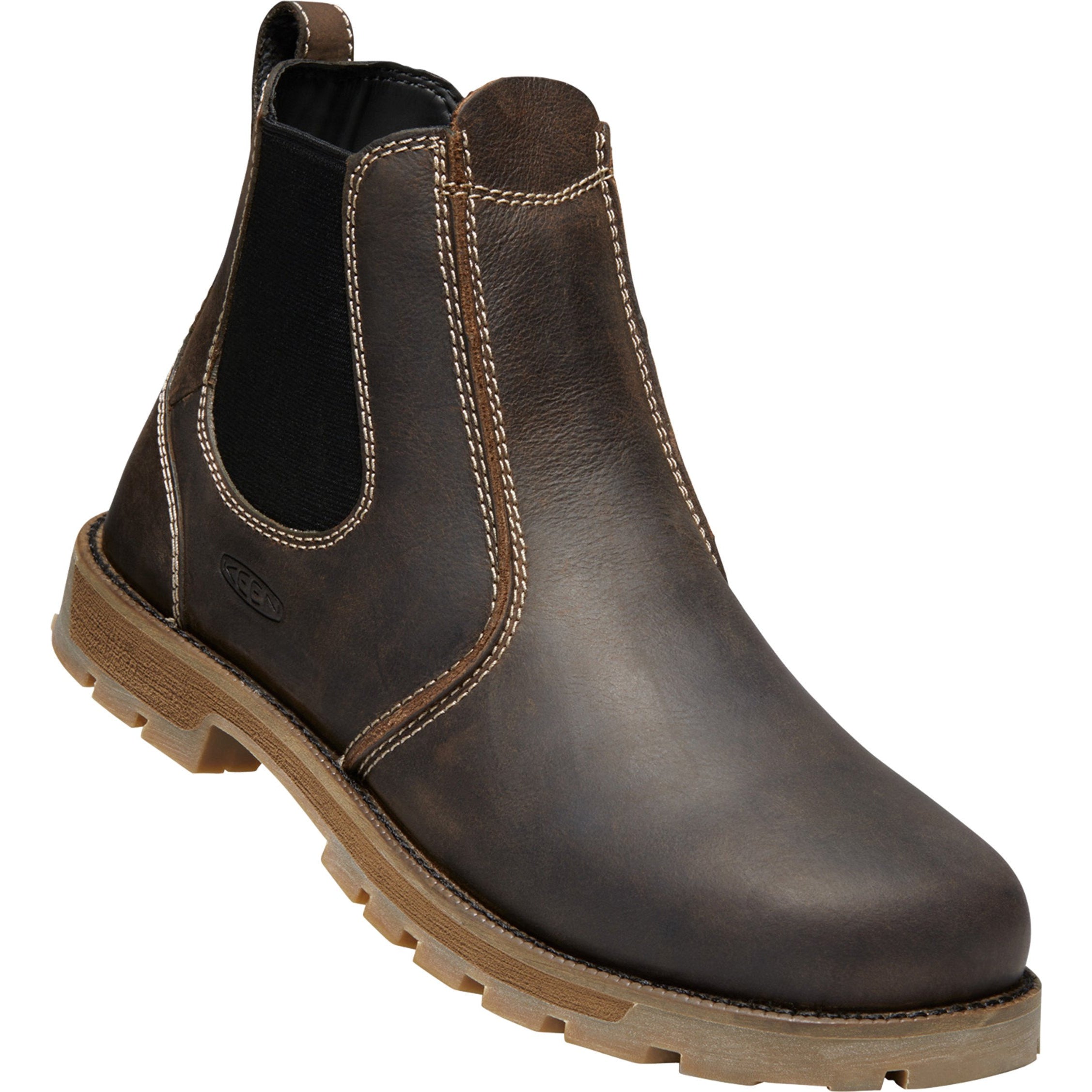 KEEN Utility Men's Seattle Romeo 6" Soft Toe Work Boot- Brown- 1024261  - Overlook Boots