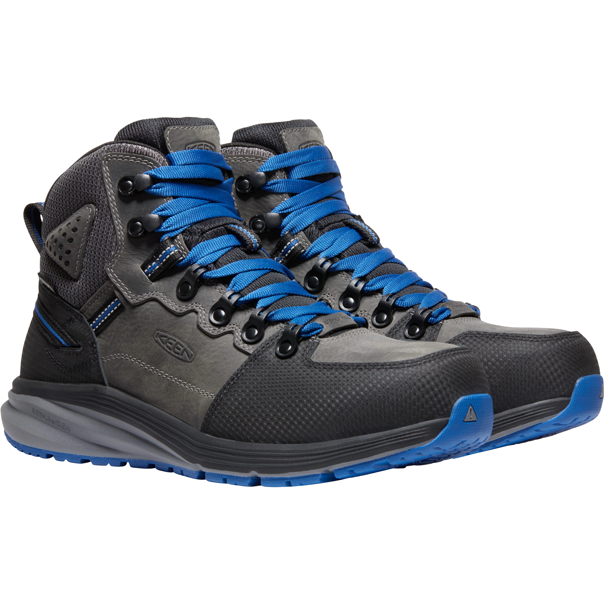 KEEN Utility Men's Red Hook Carbon-Fiber Toe WP Work Boot - 1024577 15 / Wide / Grey - Overlook Boots