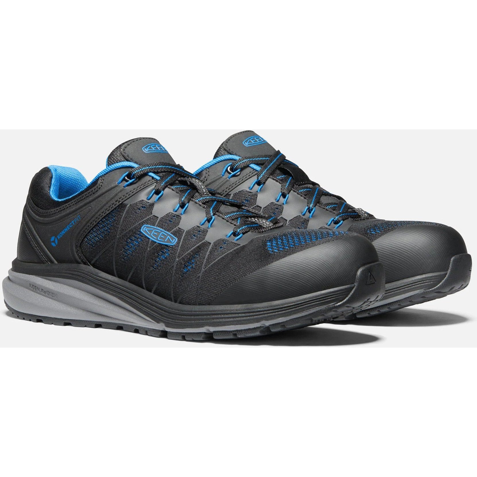 Keen Utility Men's Vista Energy Carbon-Fiber Toe Work Shoe - 1024581 7 / Medium / Black - Overlook Boots