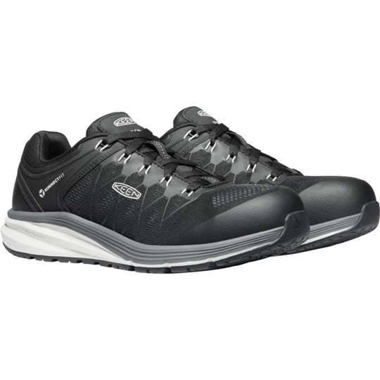 KEEN Utility Men's Vista Energy Electrostatic Dissipative Carbon-Fiber Toe Work Shoe 1024604 7.0 / Medium / Vapor/Black - Overlook Boots