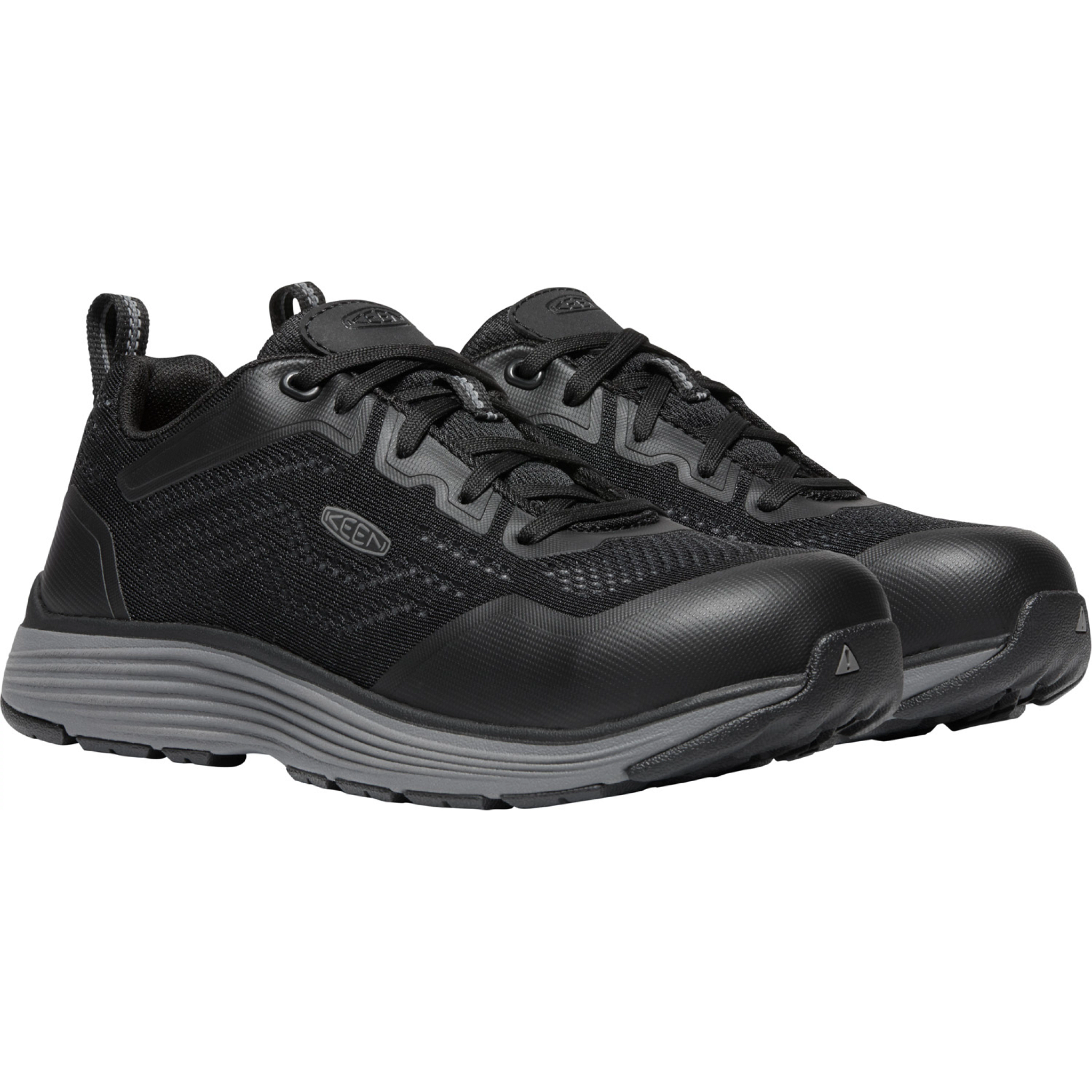 KEEN Utility Women's SPARTA II Aluminum Toe Work Shoe- Black - 1025570 5 / Medium / Grey - Overlook Boots