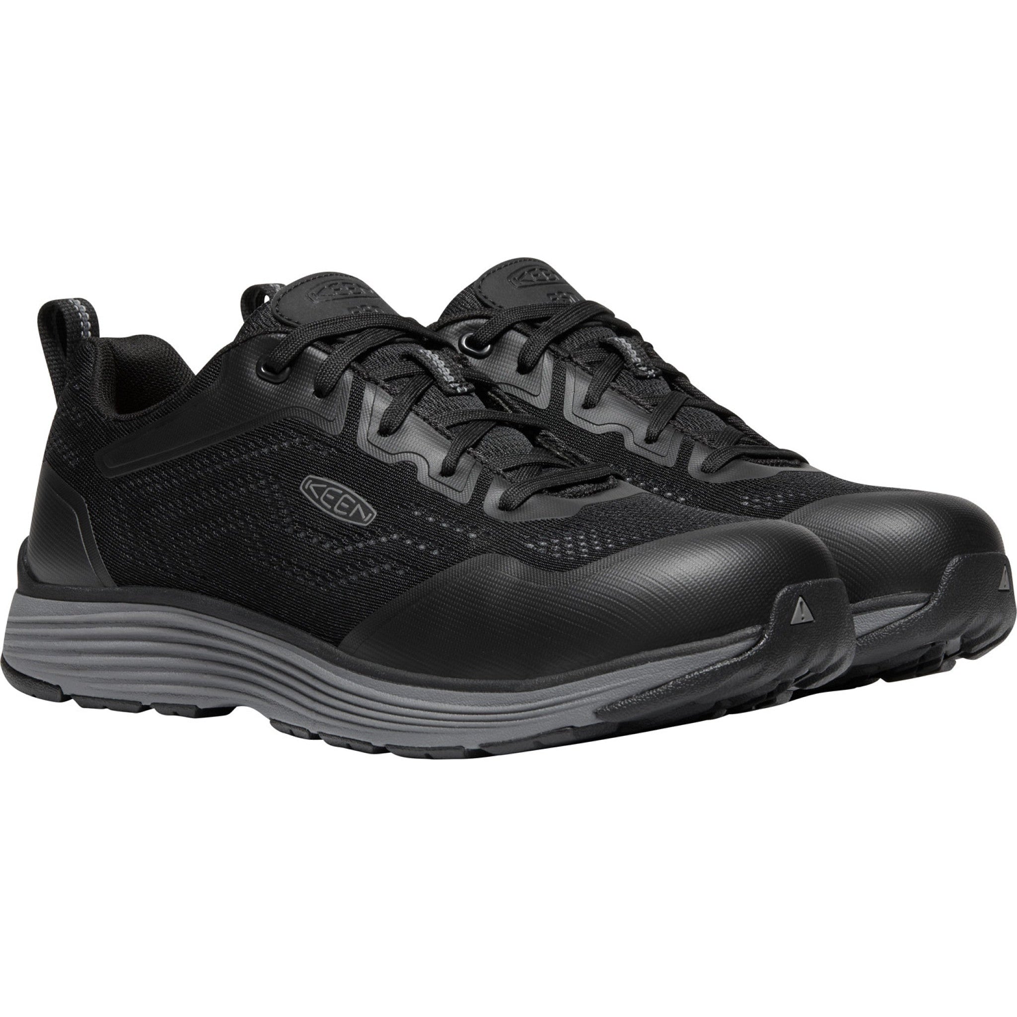 Keen Utility Men's Sparta II ESD Alum Toe Work Shoe - Black - 1025637 7 / Medium / Grey - Overlook Boots