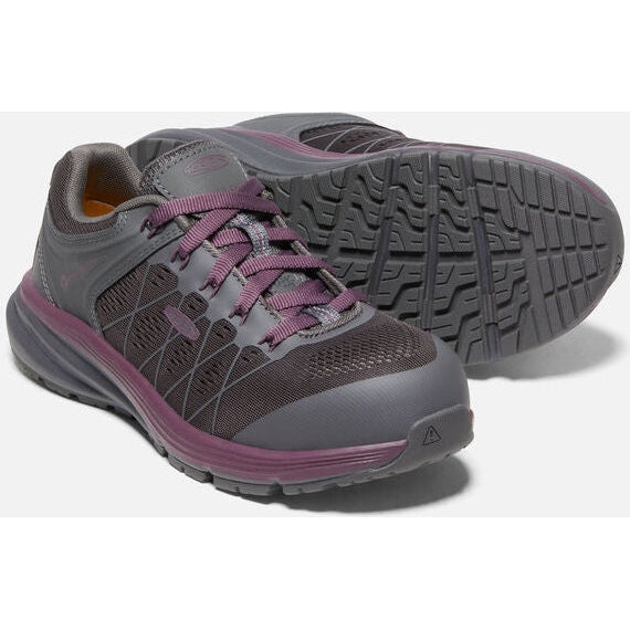 Keen Utility Women's Vista Energy Fiber Toe Work Shoe -Prune Purple- 1026985  - Overlook Boots