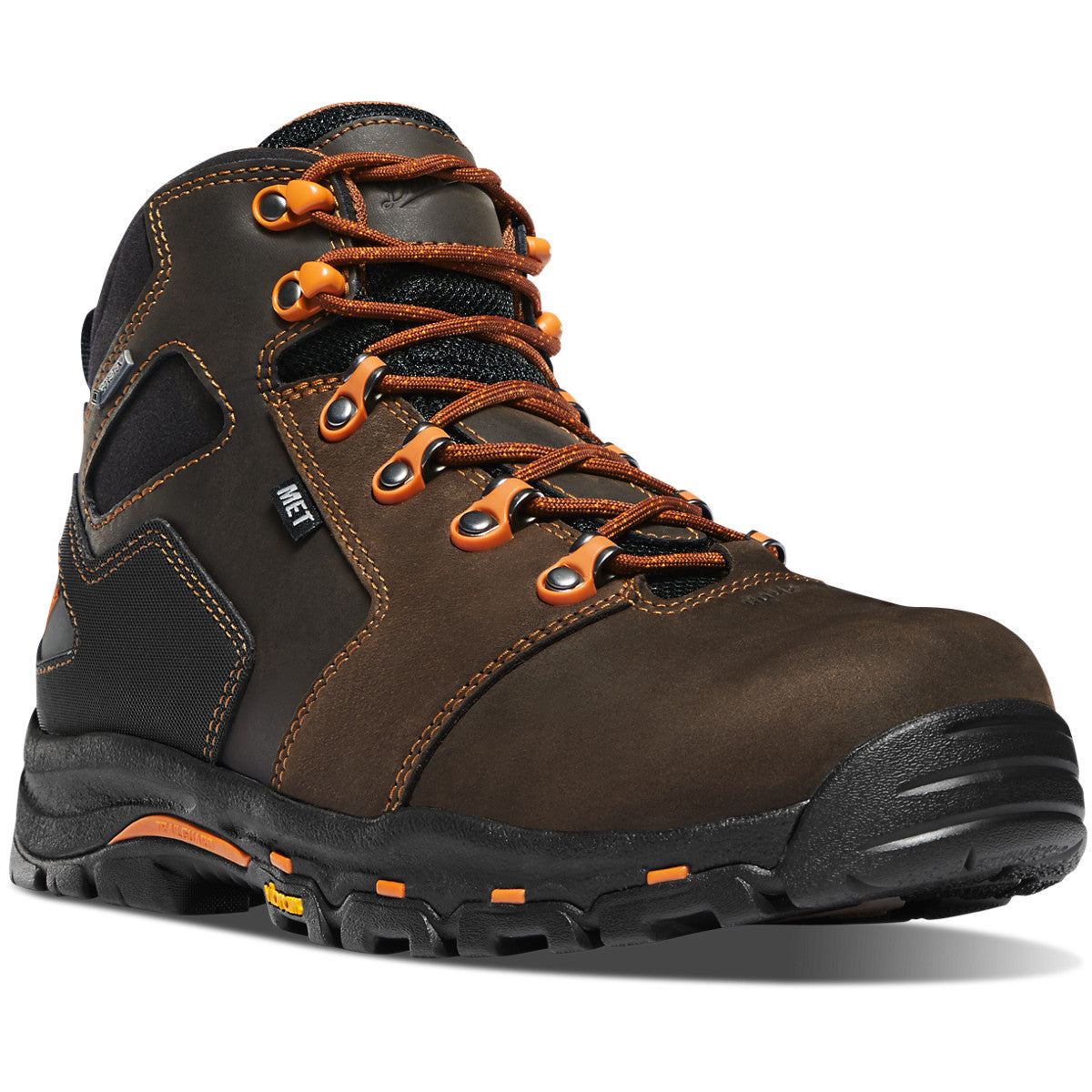 Danner Men's Vicious 4.5" Metguard WP Work Boot - Brown - 13855 7 / Medium / Brown - Overlook Boots