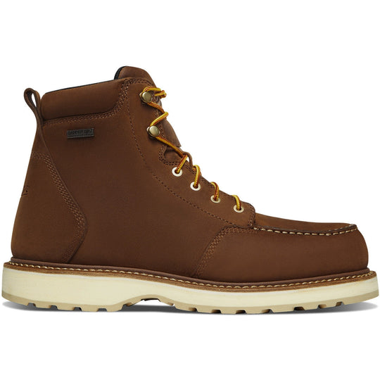 Danner Men's Cedar River 6" Waterproof Soft Moc Toe Work Boot - Brown - 14300 - Overlook Boots