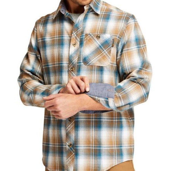 Timberland Pro Men's Woodfort MW Flannel Work Shirt - Brown - TB0A1V49CE7  - Overlook Boots