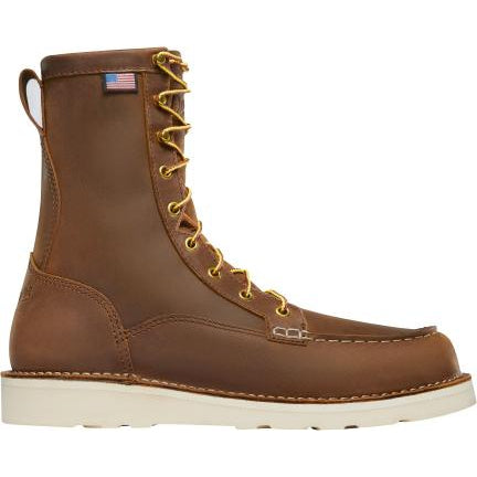 Danner Bull Run 8 Inch Steel Toe USA Made Work Boots - Wedge Boot 15542 - additional image 2 - Overlook Boots