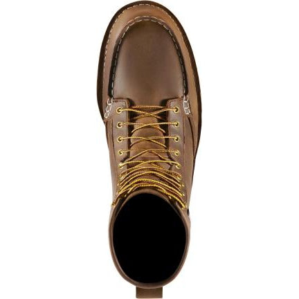 Danner Men's Bull Run 8" Steel Toe USA Made Wedge Work Boot - 15542  - Overlook Boots