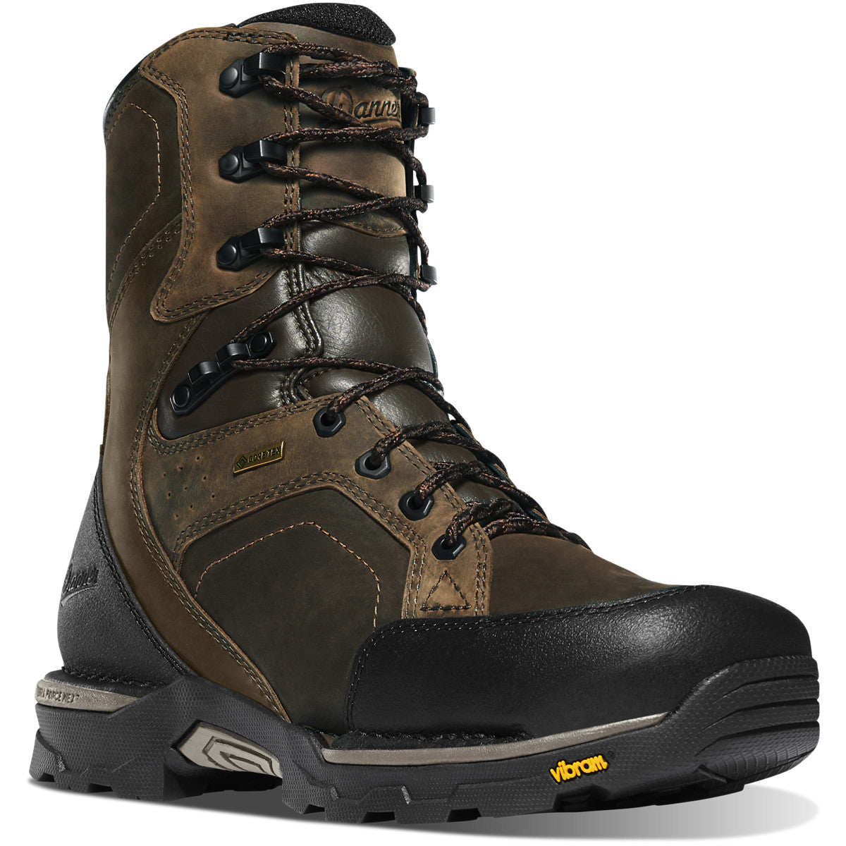 Danner Men's Crucial 8" Plain Toe Waterproof Work Boot- Brown - 15862 7 / Medium / Brown - Overlook Boots
