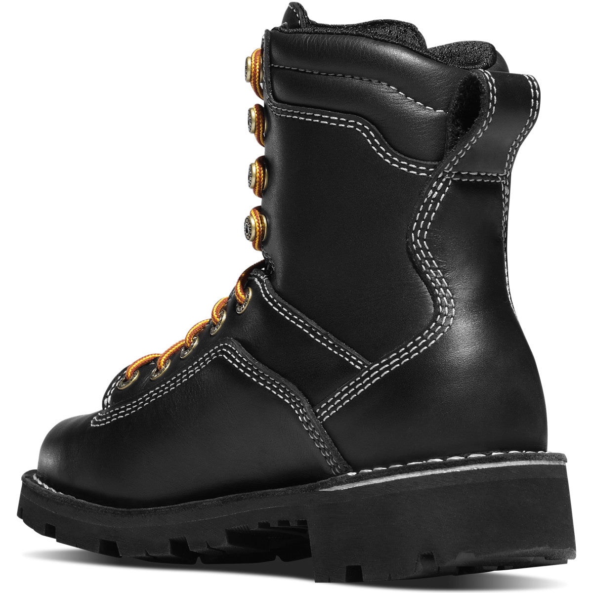 Danner Women's Quarry USA Made Alloy Toe WP Work Boot - Black - 17325  - Overlook Boots