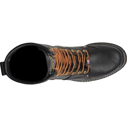 Carolina Men's Linesman 10" Steel Safety Toe USA Made Work Boot - Black - 1905  - Overlook Boots