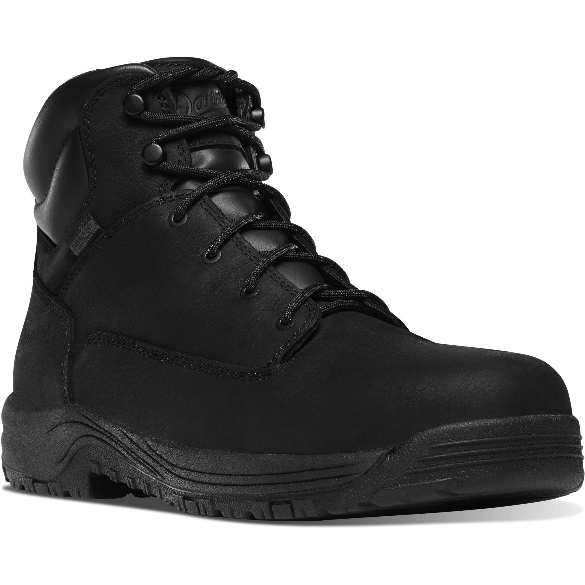 Danner Men's Caliper 6" Aluminum Toe WP Work Boot - Black - 19454 7 / Medium / Black - Overlook Boots