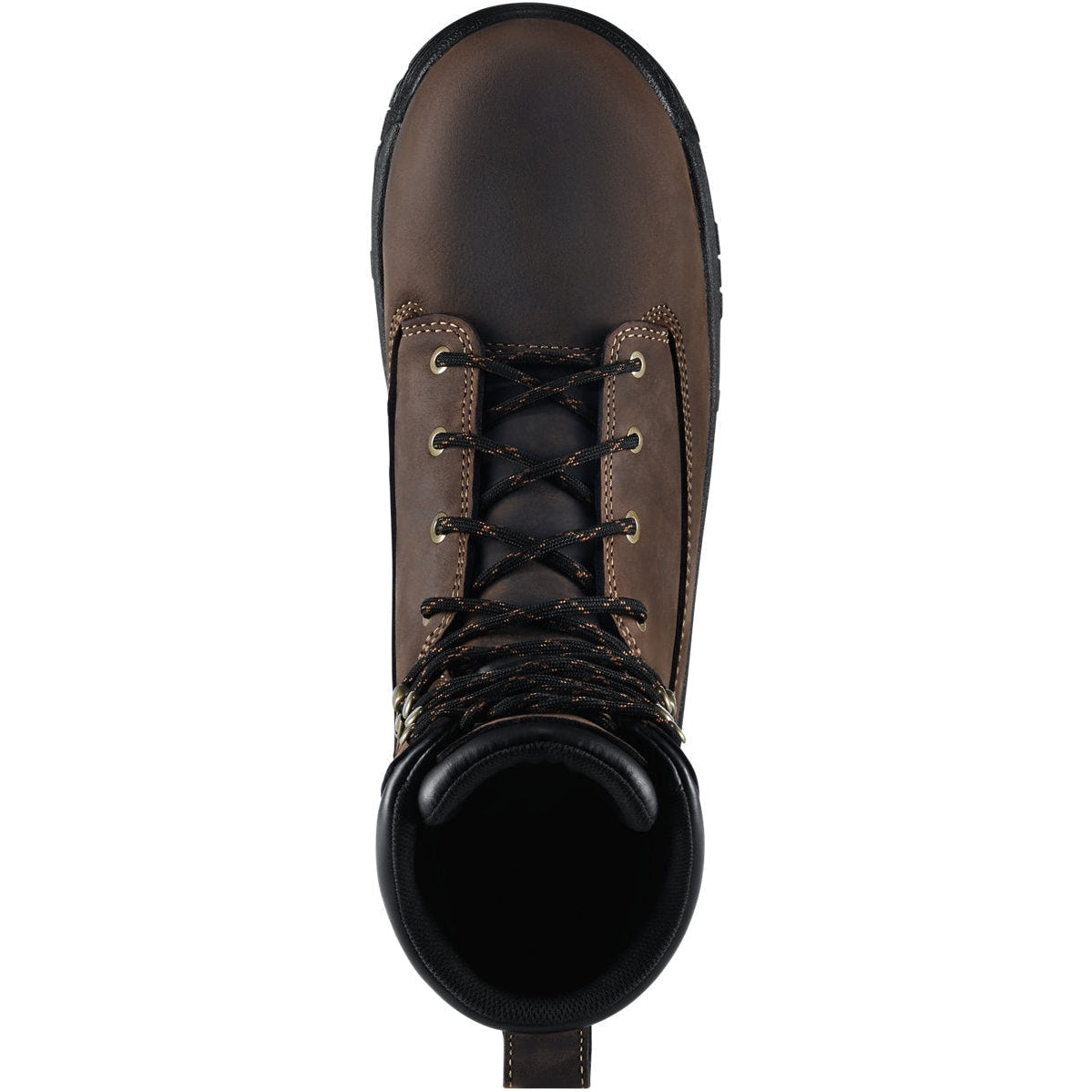 Danner Men's Riverside 8" Plain Toe WP Lace Up Work Boot - Brown - 19457  - Overlook Boots