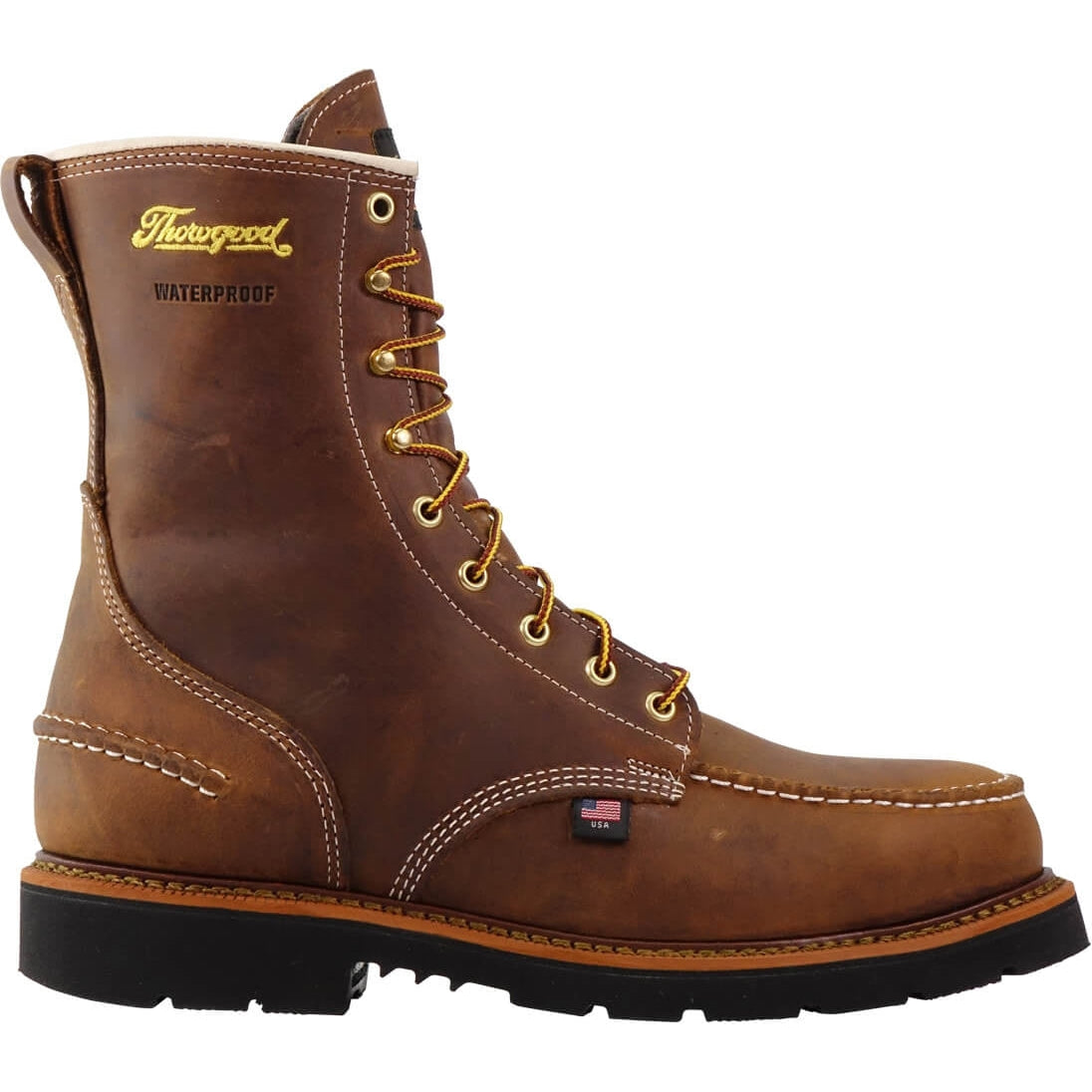 Thorogood Men's 1957 Series 8" Moc Toe Waterproof USA Made Work Boot- 814-3890 - Overlook Boots