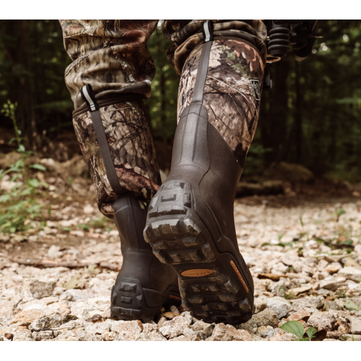 Muck Men's Woody Max WP Rubber Hunt Boot - Bark/Mossy Oak - WDM-MOCT  - Overlook Boots