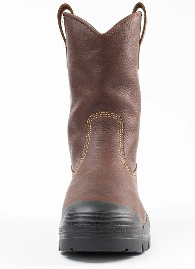 Steel Blue Men's Heeler Metguard Bump 10" Waterproof Steel Toe Work Boot - Oak - 862905 - Overlook Boots