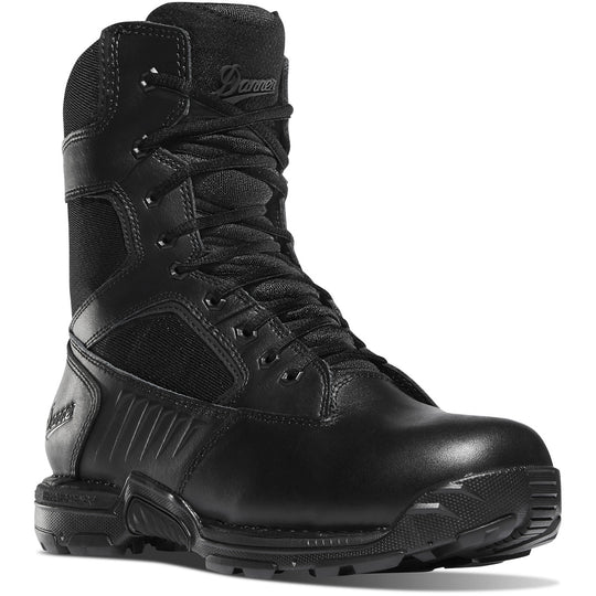 Danner Men's Striker Bolt 8" Side Zipper Waterproof Duty Boot - Black - 26634 6.0 / Medium / Black - Overlook Boots