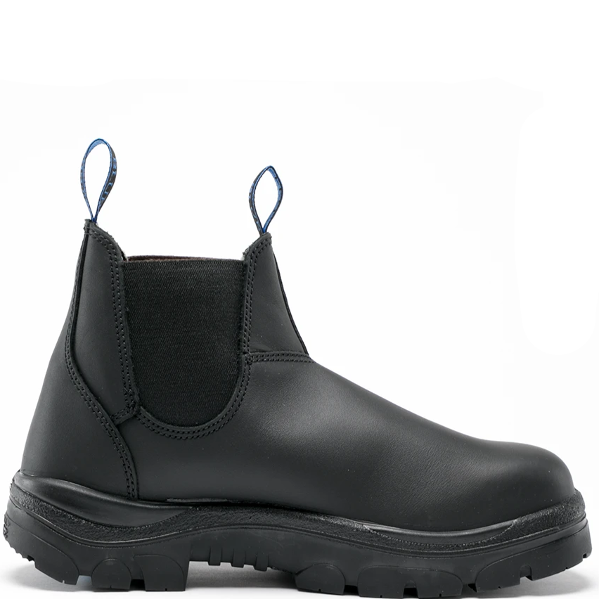 Steel Blue Men's Hobart 6" Steel Toe WP Ankle Work Boot- Black- 812901 7 / Medium / Black - Overlook Boots