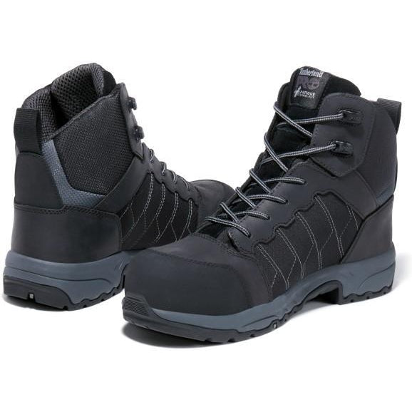 Timberland Pro Men's Payload 6" Comp Toe Work Boot- Black- TB0A27JB001  - Overlook Boots