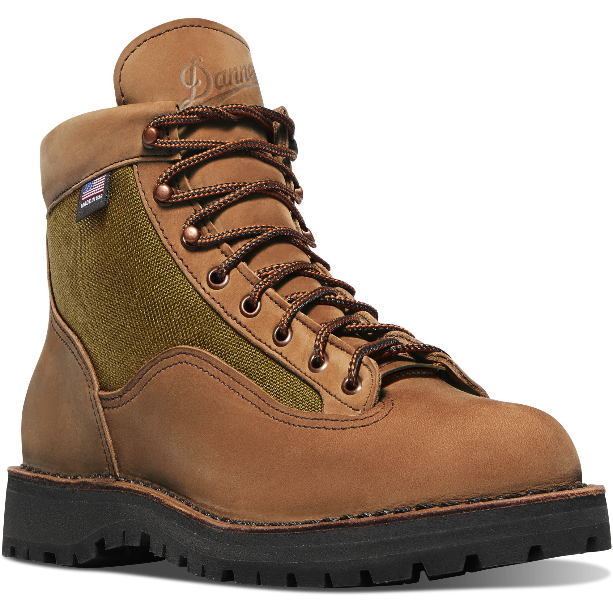 Danner Men's Light II 6" WP USA Made Hiking Boot - Brown - 33000 6 / Wide / Brown - Overlook Boots