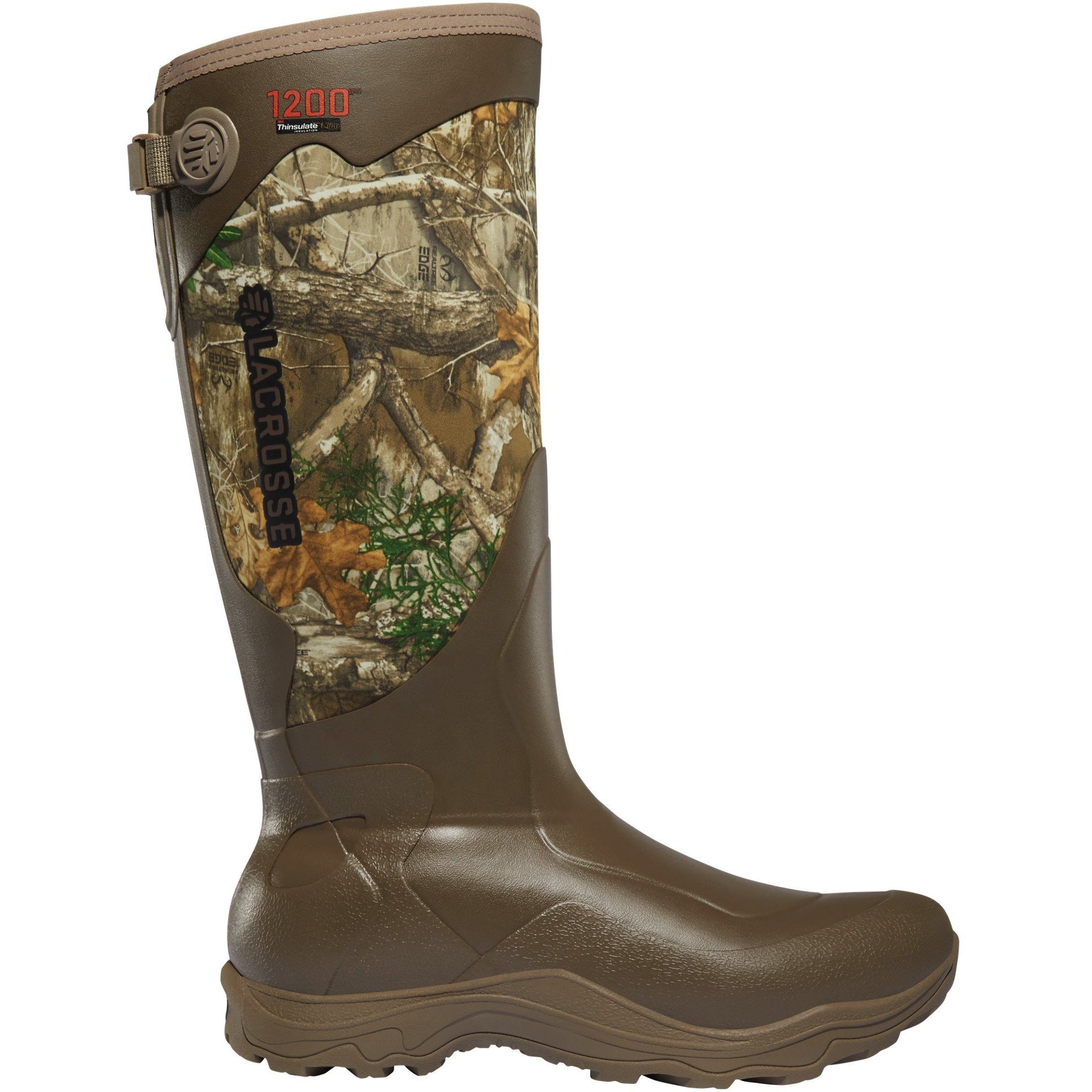Lacrosse Men's Alpha Agility 17" Soft Toe WP 1200G Ins Hunt Boot- 339072 6 / Realtree Edge - Overlook Boots