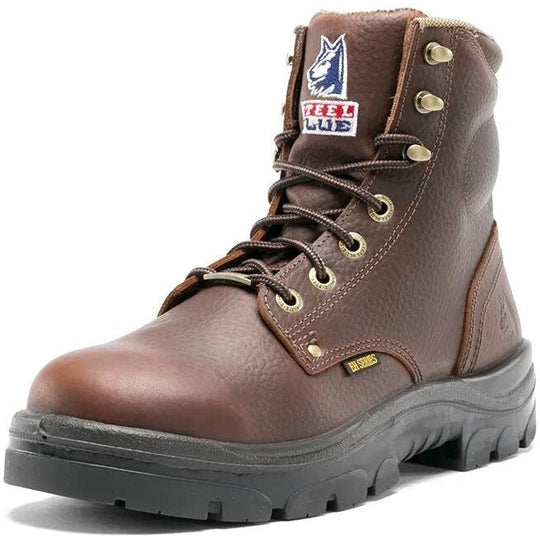 Steel Blue Men's Argyle 6" Waterproof Soft Toe Waterproof Work Boot - Oak - 810952 - Overlook Boots