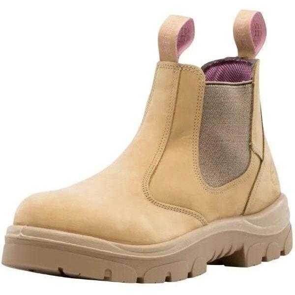 Steel Blue Women's Hobart Ladies 6" Waterproof Steel Toe Romeo Work Boot - Sand - 812891 - Overlook Boots