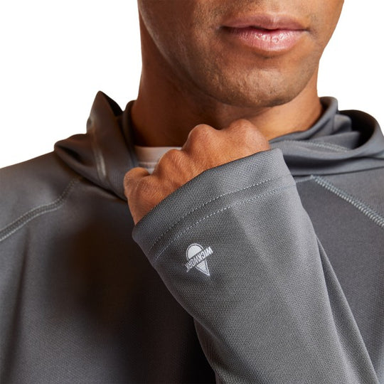 Timberland Pro Men's Wicking Good Work Hoodie - Pewter - TB0A1V74060  - Overlook Boots