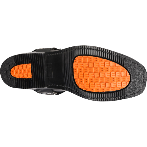 Double H Men's Barry 10" Square Toe USA Made Harness Boot- Black- 4008  - Overlook Boots