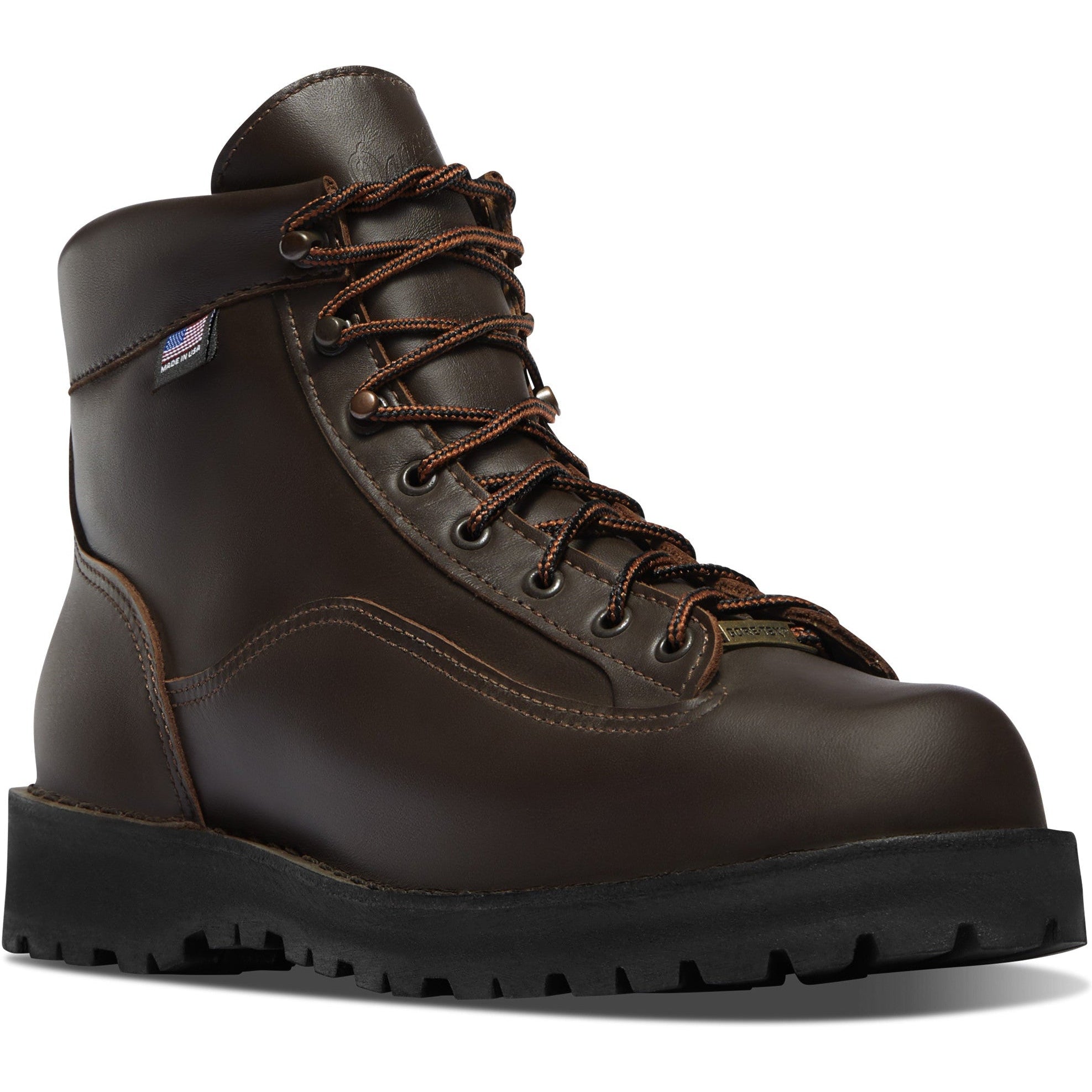 Danner Men's Explorer 6" WP USA Made Hiking Boot - Brown - 45200 6 / Wide / Brown - Overlook Boots