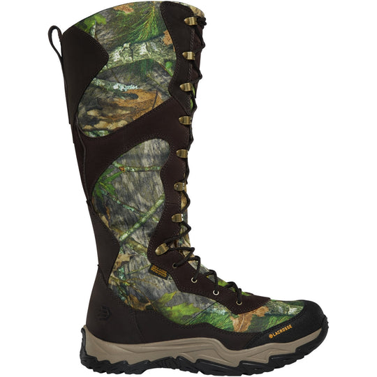 Lacrosse Men's Venom II 18" Waterproof Side Zipper Snake Hunt Boot - Mossy Oak - 501000 5.0 / Medium / Mossy Oak - Overlook Boots
