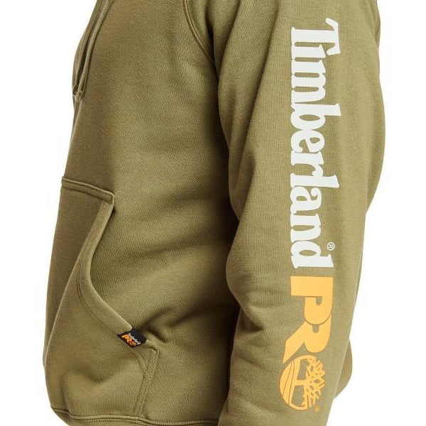 Timberland Pro Men's HH Sport Work Pullover - Burnt Olive - TB0A1HVY360  - Overlook Boots
