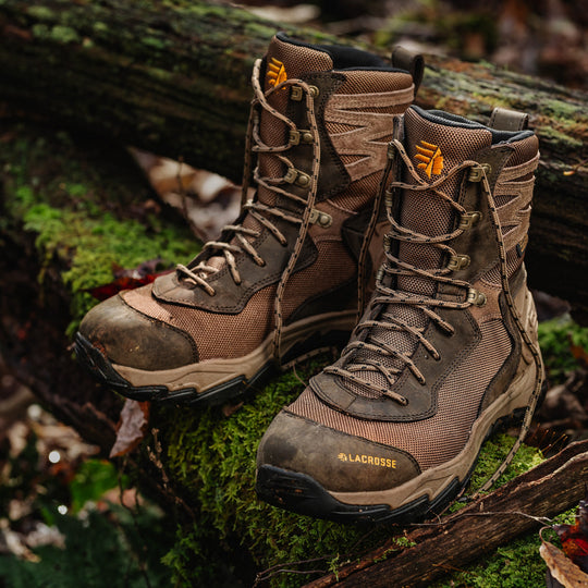 Lacrosse Men's Windrose 8" Soft Toe Waterproof Hunt Boot - Brown - 513360 - Overlook Boots