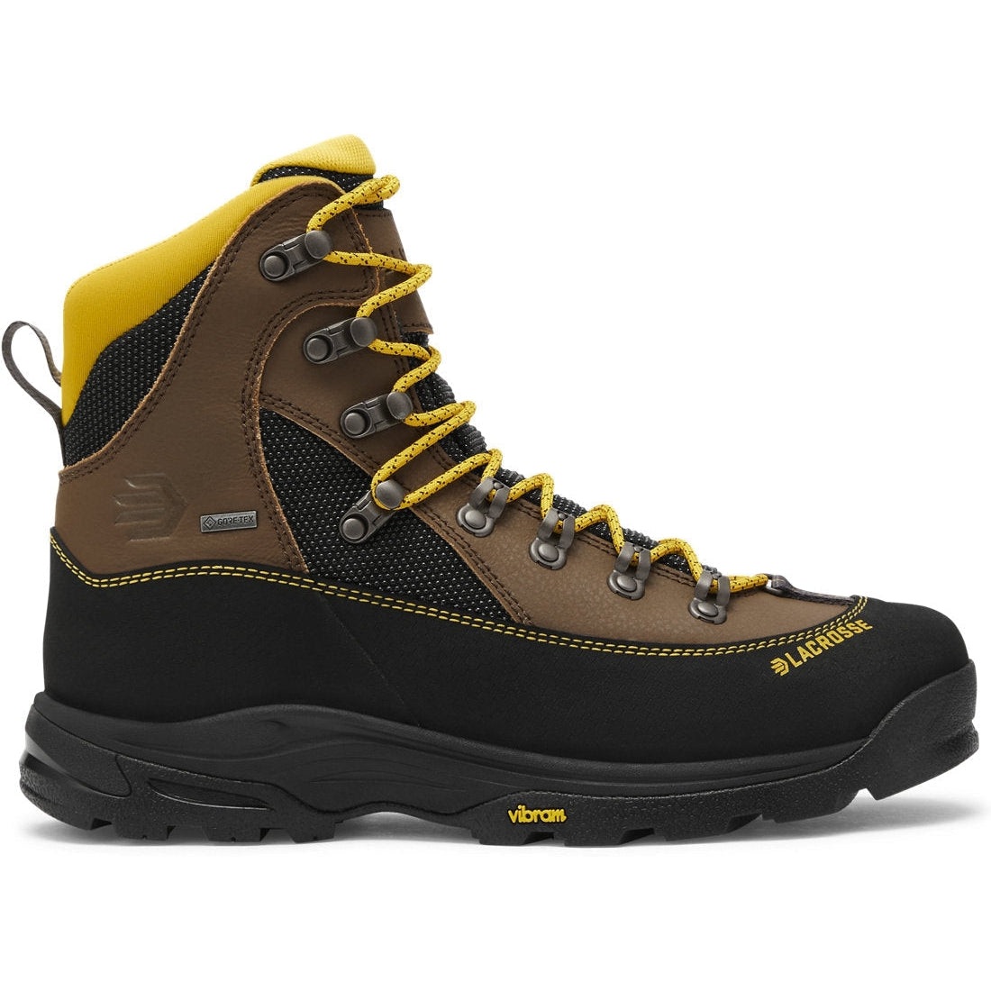 Lacrosse Men's Ursa Ms 7" WP Lace Up Work Boot -Brown- 533611 7 / Medium / Brown/Gold - Overlook Boots
