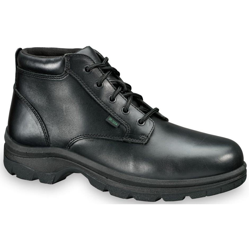 Thorogood Women's Soft Streets Series Chukka Plain Toe USA Made Duty Shoe 6 / Medium / Black - Overlook Boots