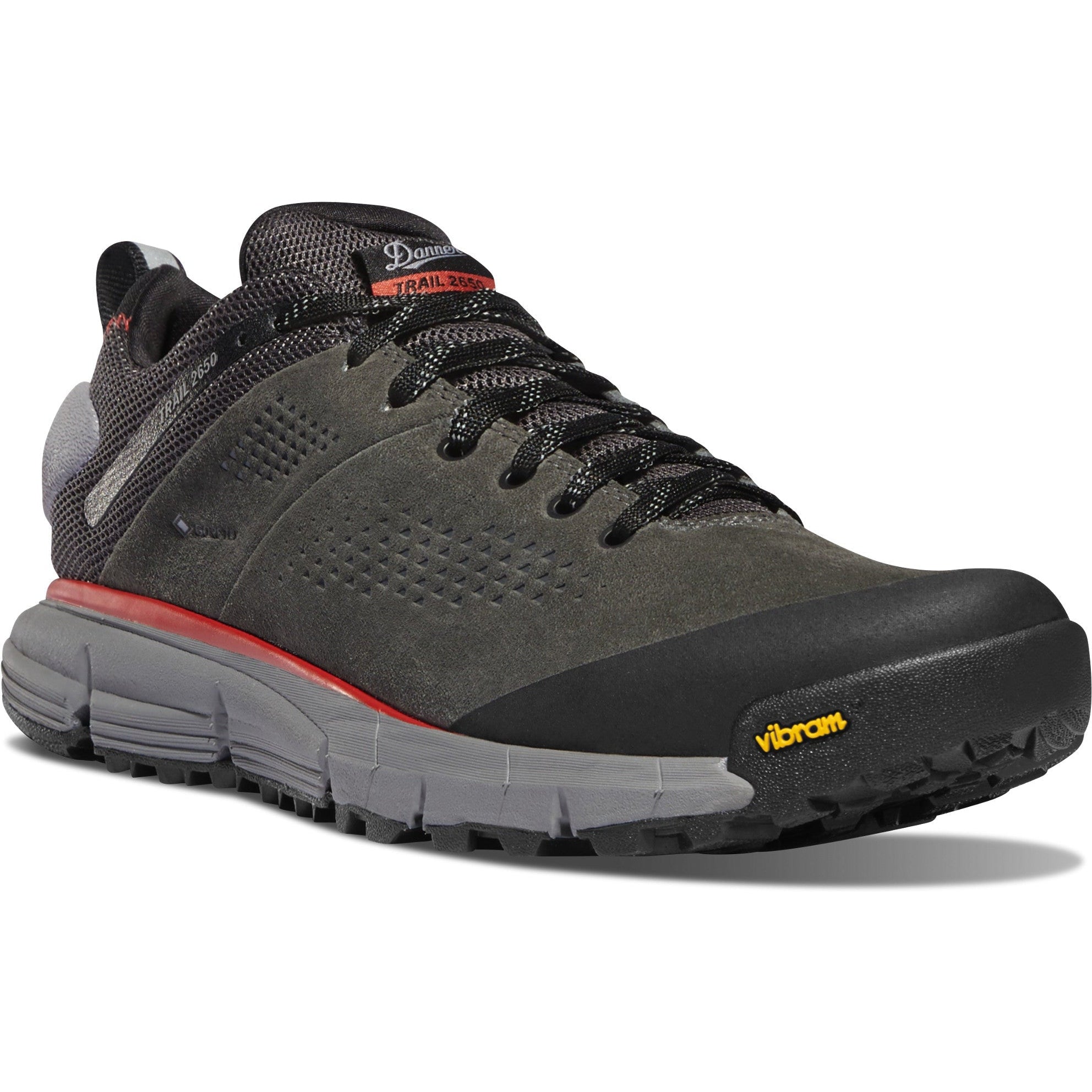 Danner Men's Trail 2650 3" WP Hiking Shoe - Dark Gray - 61200 7 / Medium / Gray - Overlook Boots