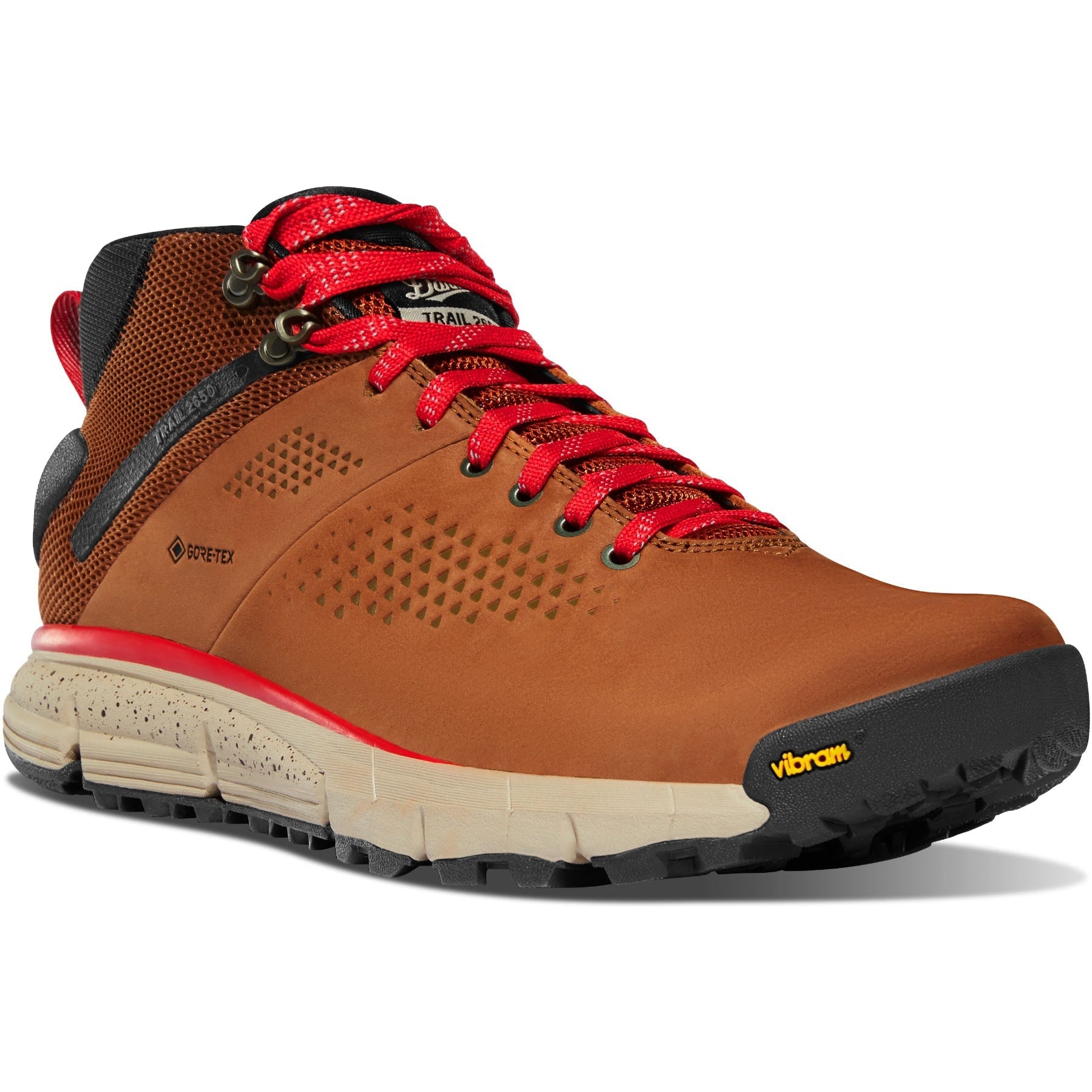 Danner Men's Trail 2650 GTX Mid 4" WP Hiking Shoe - Brown - 61249 7 / Medium / Brown - Overlook Boots