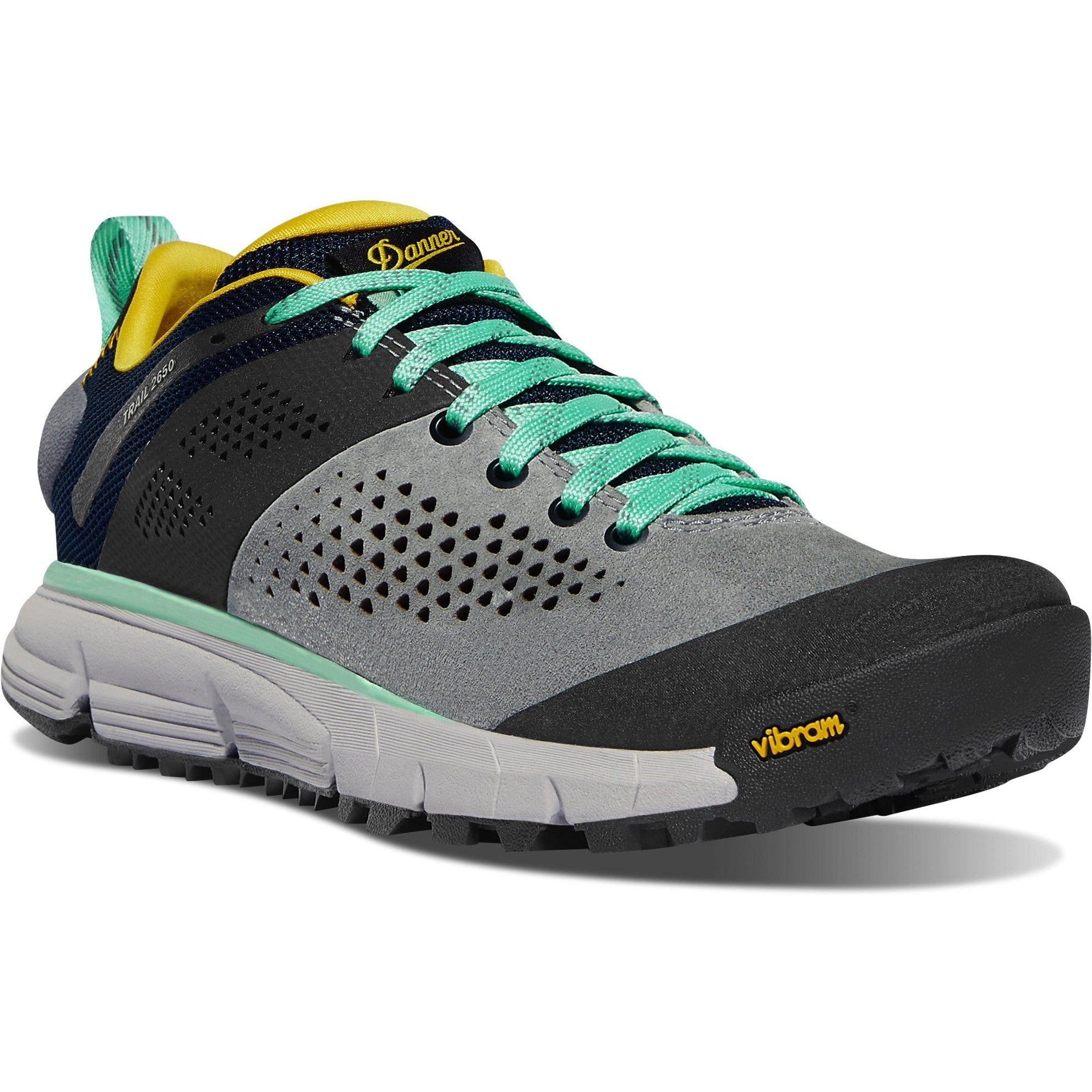 Danner Women's Trail 2650 3" Hiker Shoe - Gray/Blue - 61283 5 / Medium / Gray - Overlook Boots