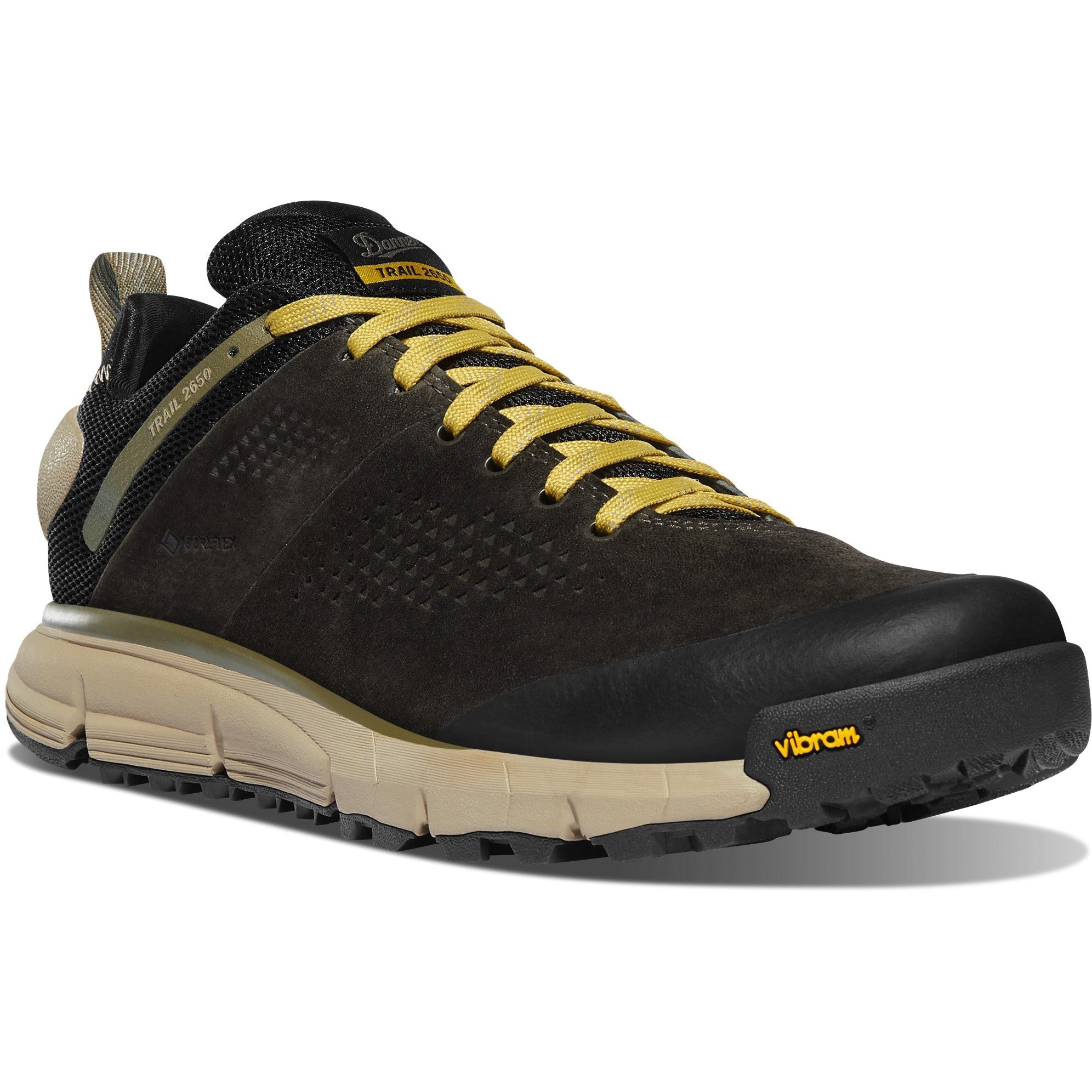 Danner Men's Trail 2650 GTX 3" WP Hiking Shoe - Black Olive - 61287 7 / Medium / Black - Overlook Boots