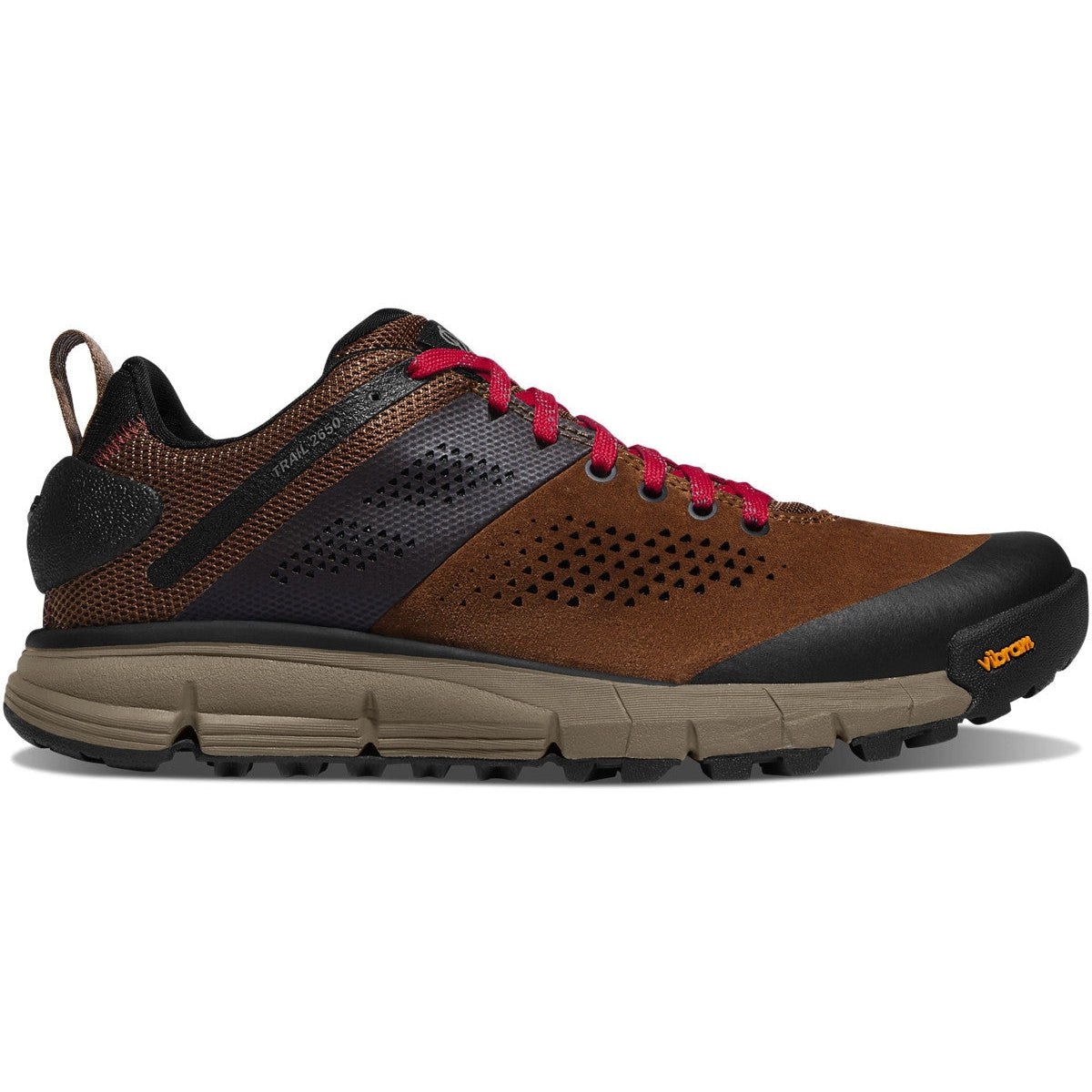 Danner Women's Trail 2650 GTX 3" Hiker Shoe - Brown/Red - 61300 5 / Medium / Organge - Overlook Boots