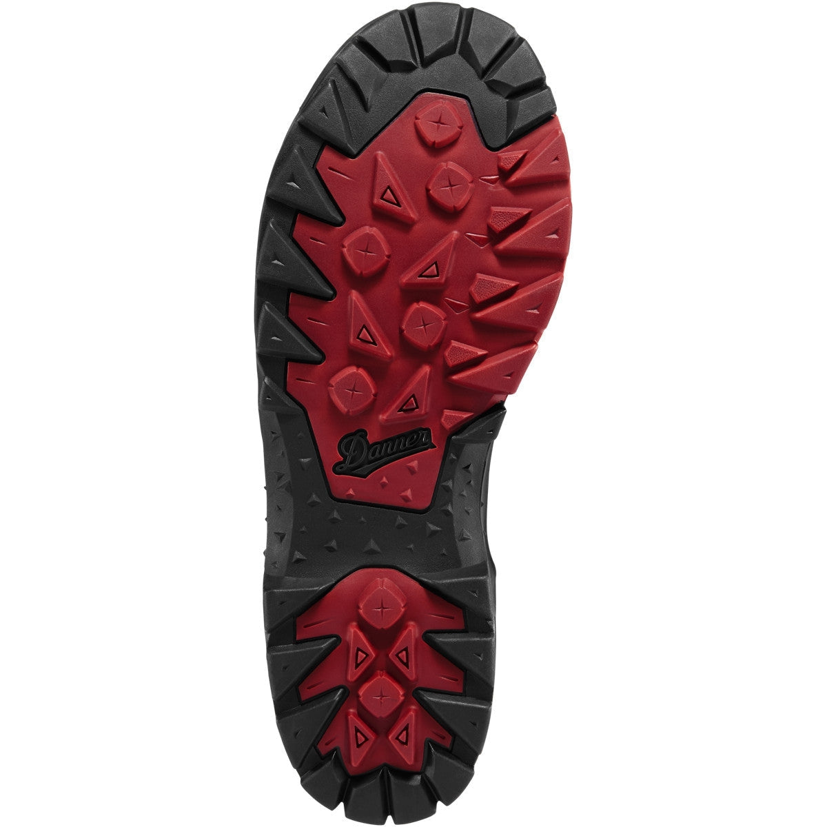 Danner Men's Panorama 6" Waterproof Hiking Shoe - Brown/Red - 63433  - Overlook Boots