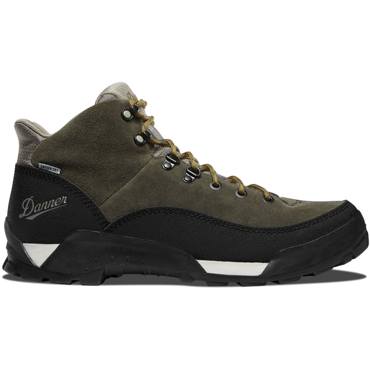 Danner Men's Panorama 6" Waterproof Hiking Shoe - Black Olive - 63435 7 / Medium / Black Olive - Overlook Boots