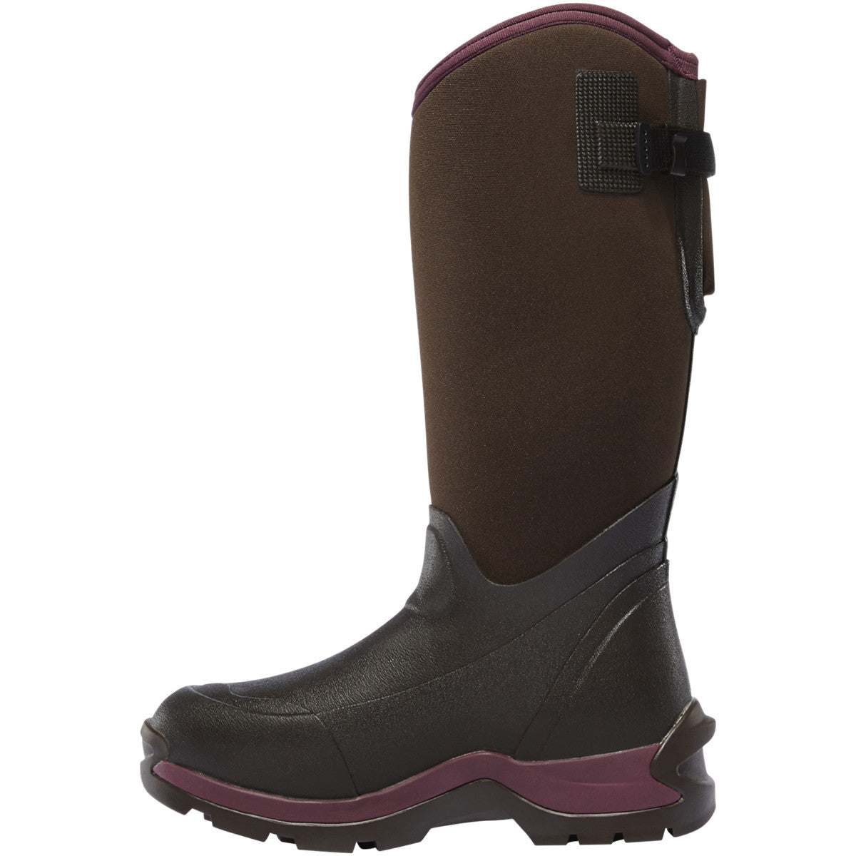 Lacrosse Women's Alpha Thermal 14" WP Rubber Work Boot - Chocolate - 644104  - Overlook Boots