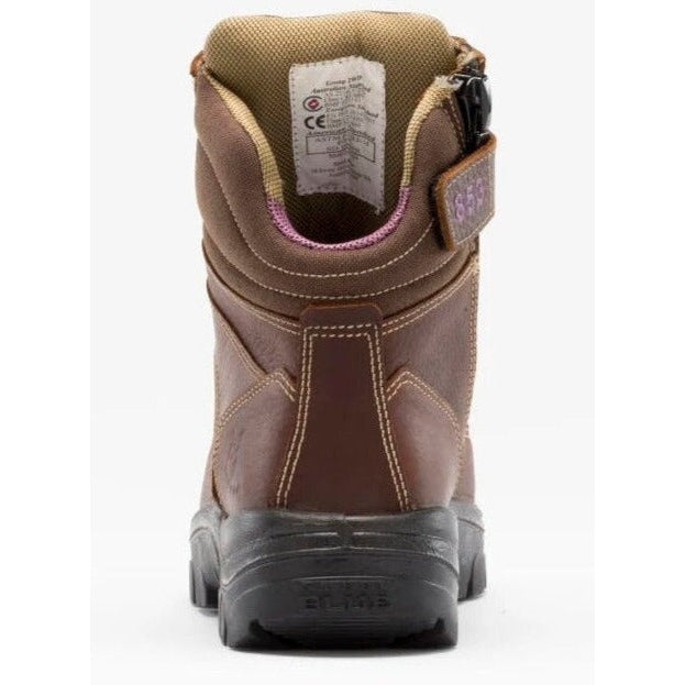 Steel Blue Women's Southern Cross Side Zipper 6" Waterproof Steel Toe MG Work Boot - 892853 - Overlook Boots